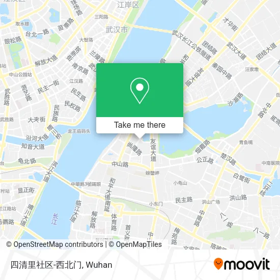 四清里社区-西北门 map