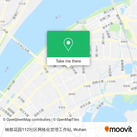 钢都花园112社区网格化管理工作站 map