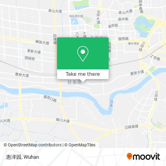 惠泽园 map