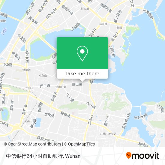 中信银行24小时自助银行 map