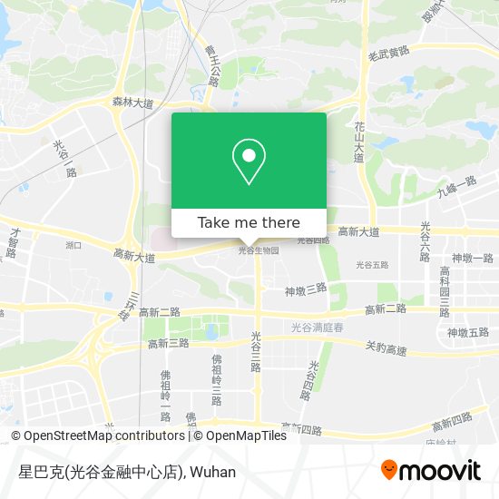 星巴克(光谷金融中心店) map