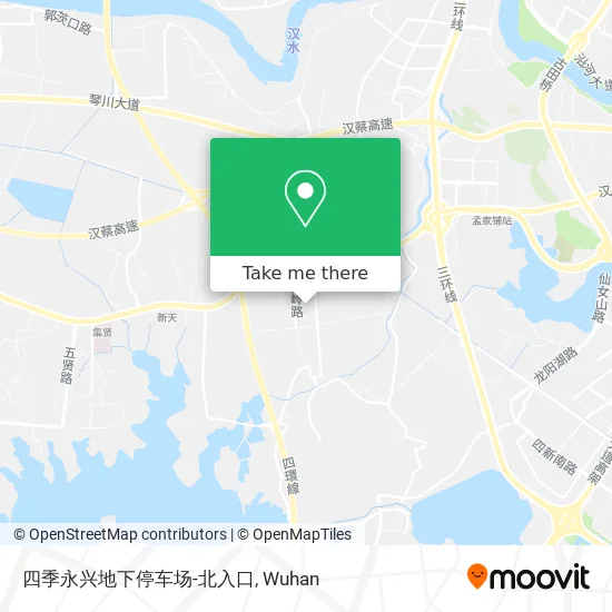 四季永兴地下停车场-北入口 map