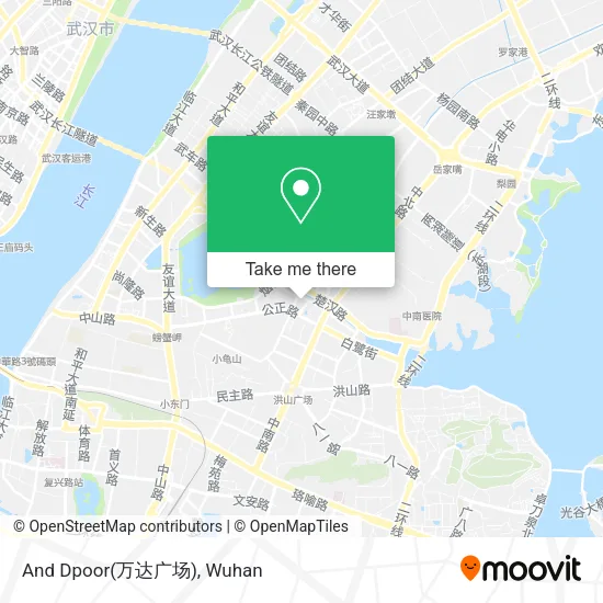 And Dpoor(万达广场) map