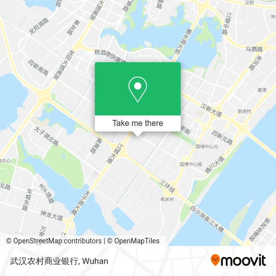 武汉农村商业银行 map