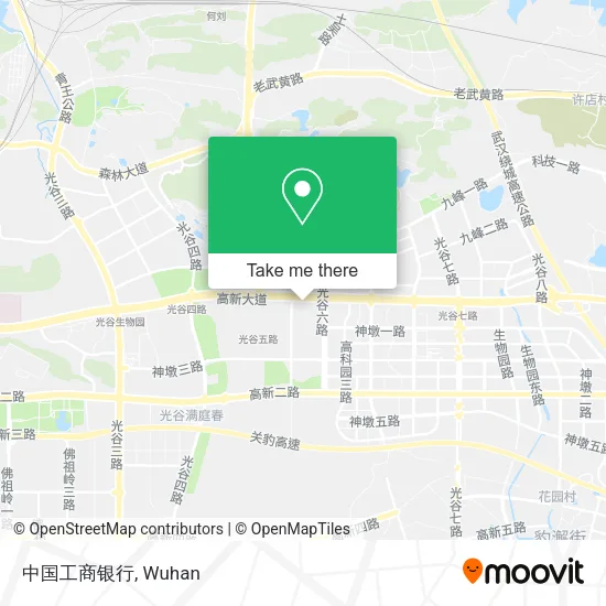 中国工商银行 map