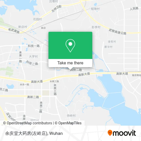 余庆堂大药房(左岭店) map