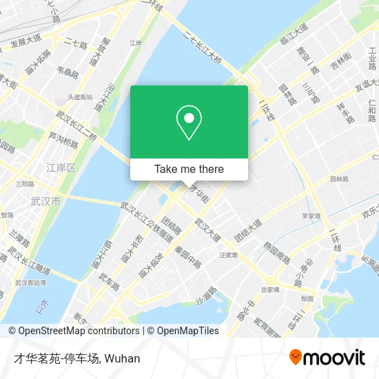 才华茗苑-停车场 map