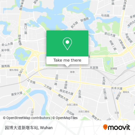 园博大道新墩车站 map