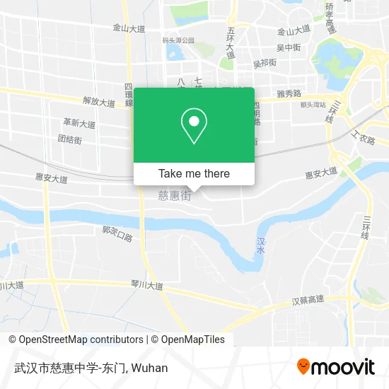 武汉市慈惠中学-东门 map