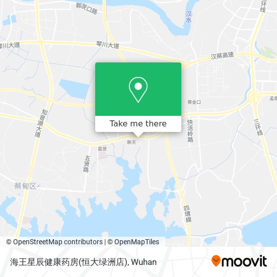 海王星辰健康药房(恒大绿洲店) map