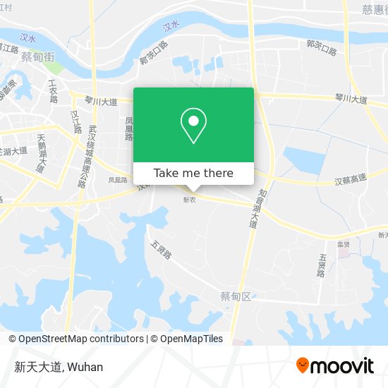 新天大道 map