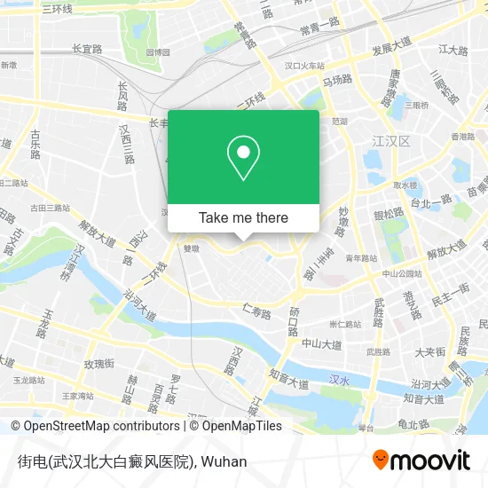 街电(武汉北大白癜风医院) map