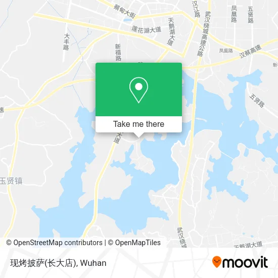 现烤披萨(长大店) map