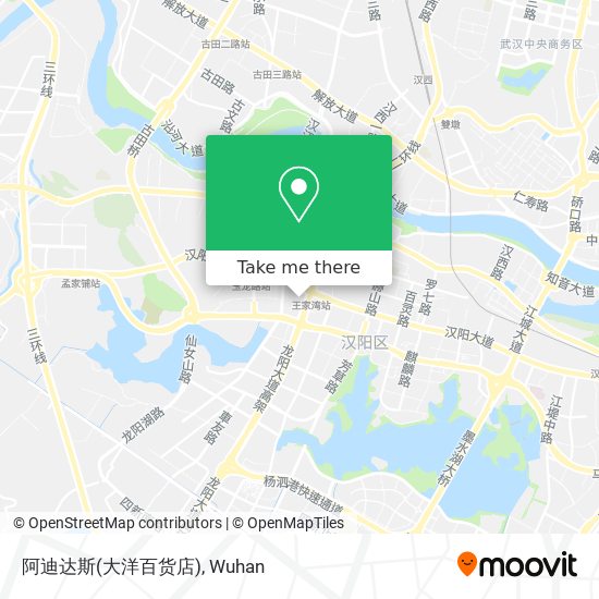 阿迪达斯(大洋百货店) map