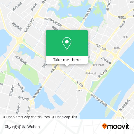 新力琥珀园 map