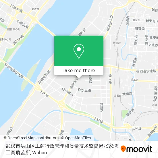 武汉市洪山区工商行政管理和质量技术监督局张家湾工商质监所 map