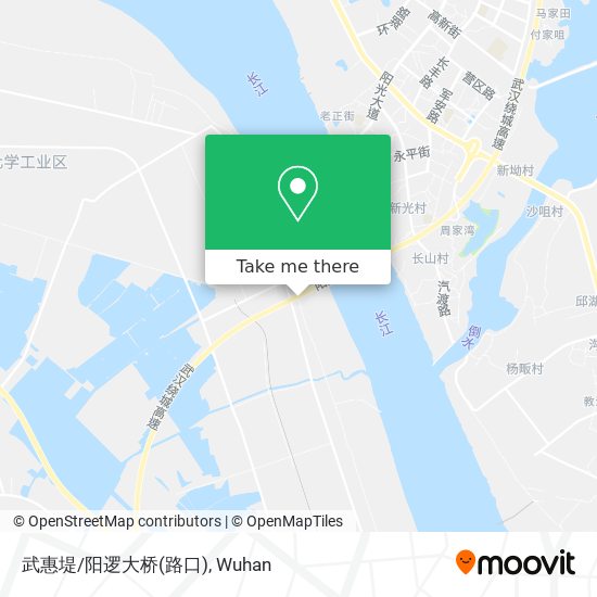 武惠堤/阳逻大桥(路口) map