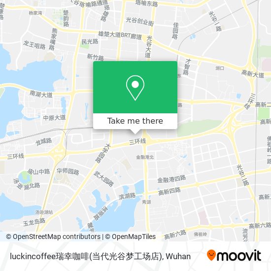 luckincoffee瑞幸咖啡(当代光谷梦工场店) map