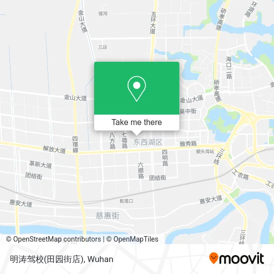 明涛驾校(田园街店) map