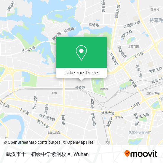 武汉市十一初级中学紫润校区 map