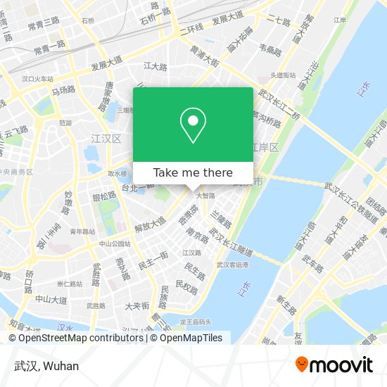 武汉 map