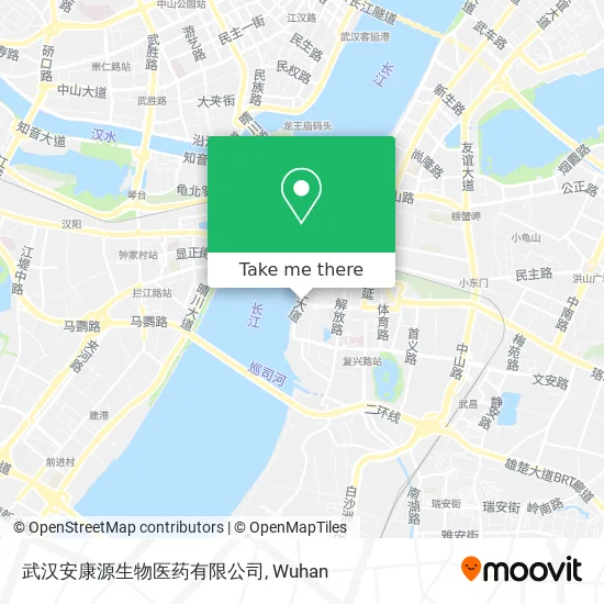 武汉安康源生物医药有限公司 map