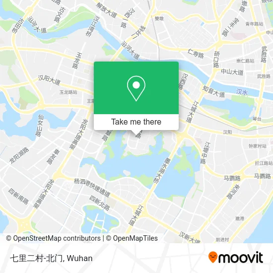 七里二村-北门 map