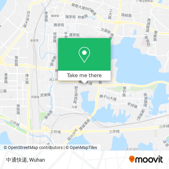 中通快递 map
