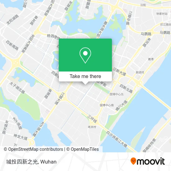 城投四新之光 map