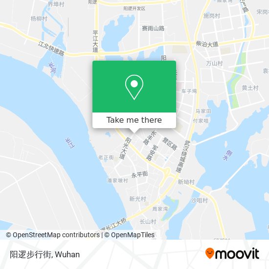 阳逻步行街 map