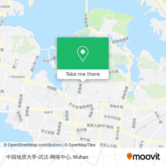 中国地质大学-武汉-网络中心 map