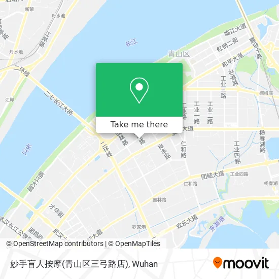 妙手盲人按摩(青山区三弓路店) map