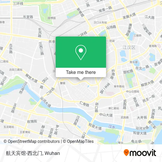 航天宾馆-西北门 map