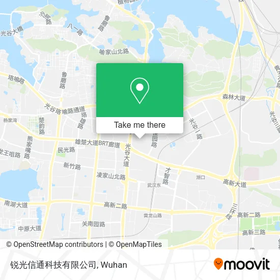 锐光信通科技有限公司 map