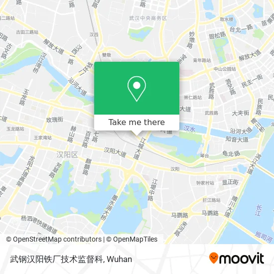 武钢汉阳铁厂技术监督科 map