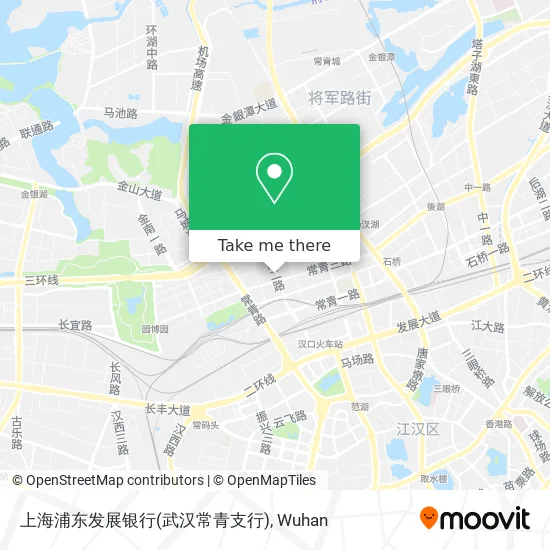 上海浦东发展银行(武汉常青支行) map