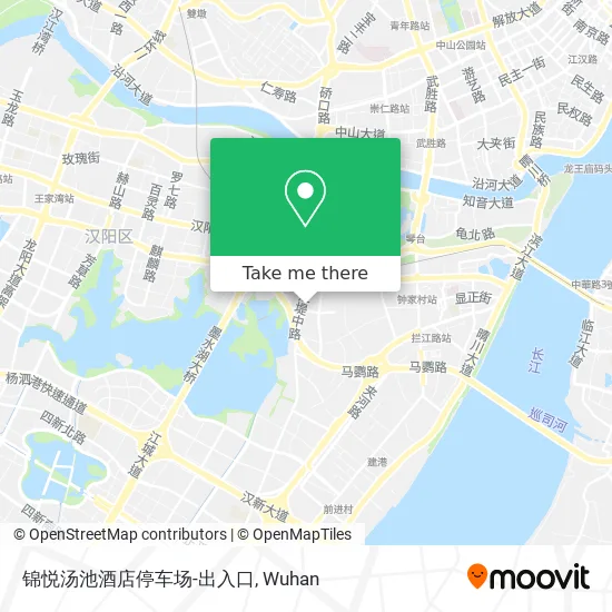 锦悦汤池酒店停车场-出入口 map