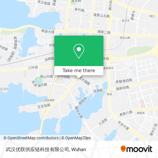 武汉优联供应链科技有限公司 map