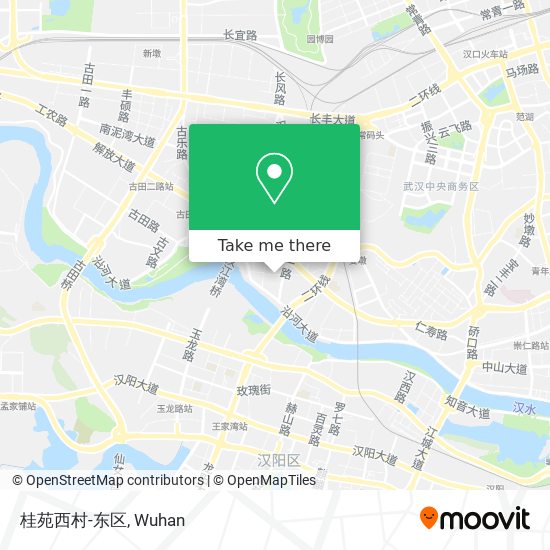 桂苑西村-东区 map