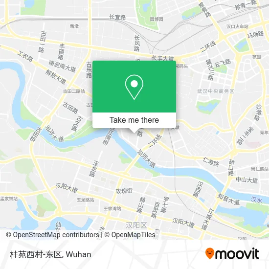 桂苑西村-东区 map