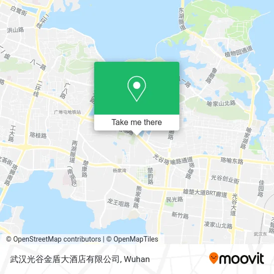 武汉光谷金盾大酒店有限公司 map