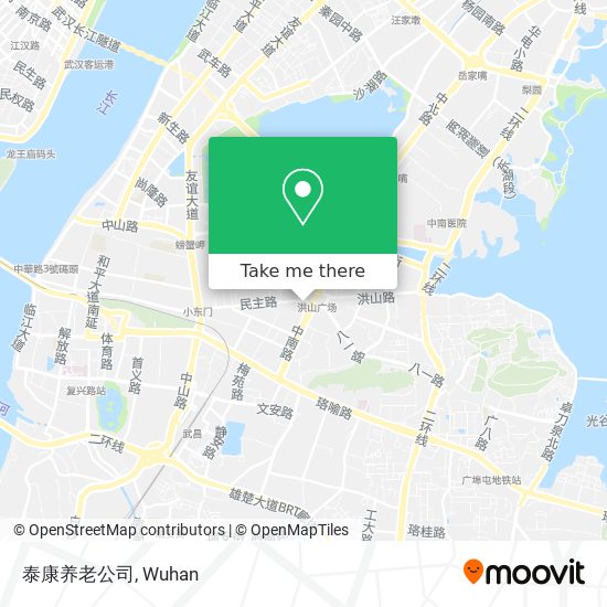 泰康养老公司 map