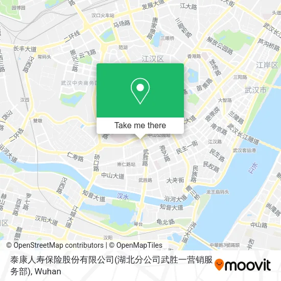 泰康人寿保险股份有限公司(湖北分公司武胜一营销服务部) map