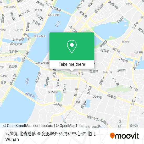 武警湖北省总队医院泌尿外科男科中心-西北门 map