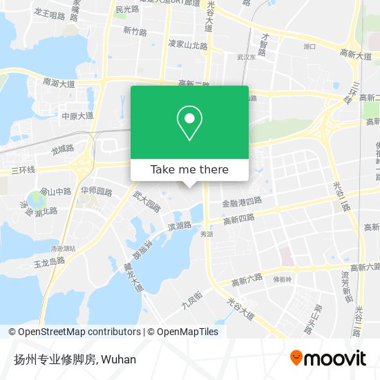 扬州专业修脚房 map
