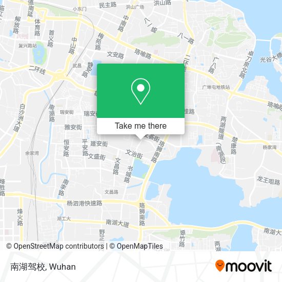 南湖驾校 map