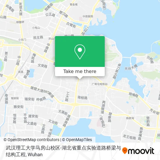 武汉理工大学马房山校区-湖北省重点实验道路桥梁与结构工程 map