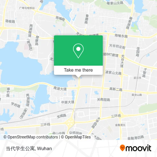 当代学生公寓 map