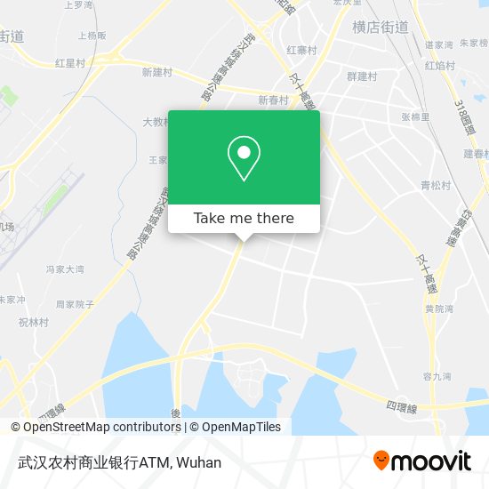 武汉农村商业银行ATM map