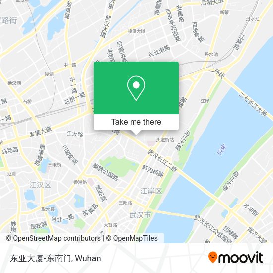 东亚大厦-东南门 map